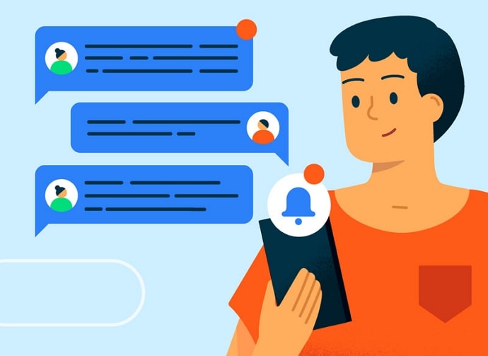 get notification when someone is online on facebook