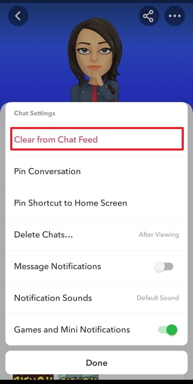 why do cleared conversations on snapchat reappear